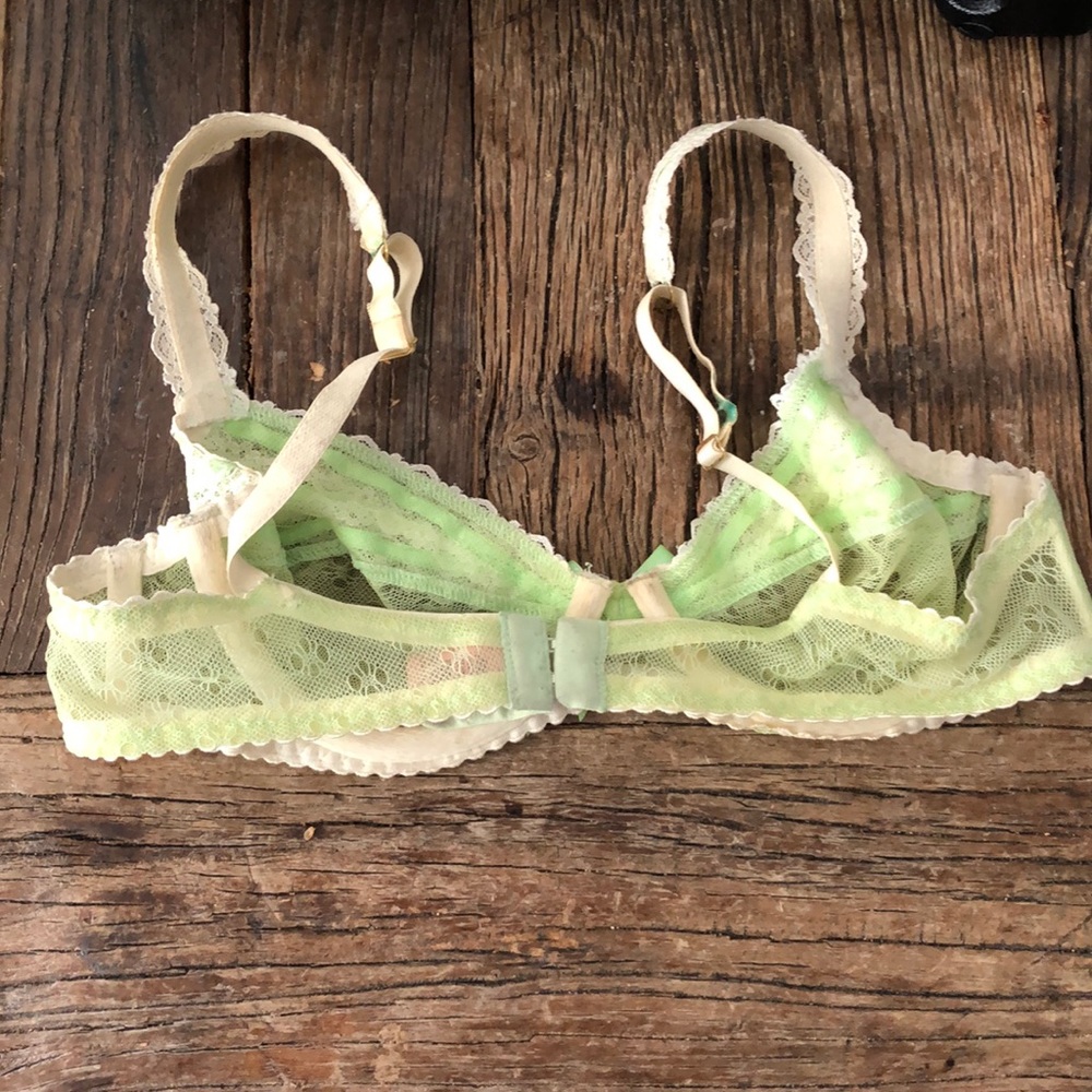 Agent provocateur knickers forever green lace bra - Picture 4 of 5